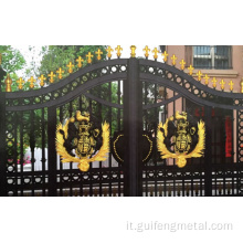 Cortile in alluminio art recinzione porta d&#39;ingresso
